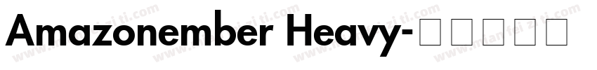 Amazonember Heavy字体转换